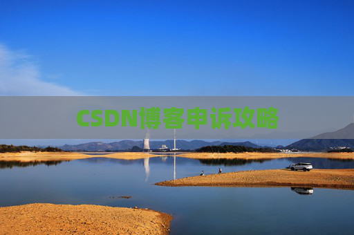 CSDN博客申诉攻略
